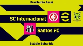 eFootball 2024 PS4 INTERNACIONAL X SANTOS GAMEPLAY [upl. by Cos115]