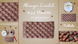 POINT Noisette en Quinconce  au CROCHET [upl. by Iago]