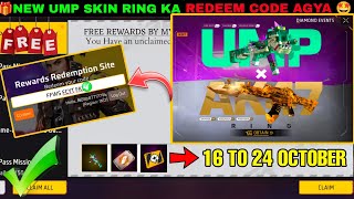 FREE FIRE REDEEM CODE TODAY 24 OCTOBER REDEEM CODE FREE FIRE  FF REDEEM CODE TODAY 24 OCTOBER [upl. by Hailey]