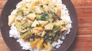 THAJSKÉ CURRY  RECEPT  VEGAN [upl. by Akere506]