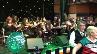 St Rochs Ceili Band performing at Glasgows St Patrick Fes [upl. by Neils]