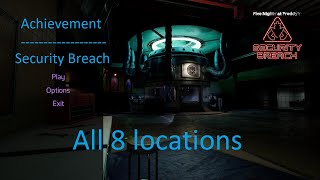 FNAF Security Breach All 8 Badge location [upl. by Anny]