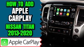 Nissan Titan Apple Carplay  How To Add Apple CarPlay Nissan Titan 20132020 [upl. by Geno]