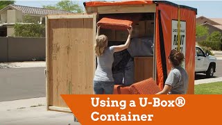 Using a UBox® Portable Storage Container for Moving or Storage [upl. by Ydna]