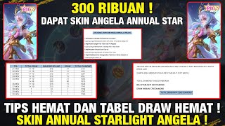 CARA PALING HEMAT DAPAT SKIN ANGELA ANNUAL STARLIGHT TIPS DRAW HEMAT STARLIGHT FEST MLBB 2023 [upl. by Anavoig]