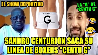 EL SHOW DEPORTIVO 150223  SANDRO CENTURION SACA SU LINEA DE ROPA Y BOXERS MARCA quotCENTU Gquot [upl. by Nitas667]