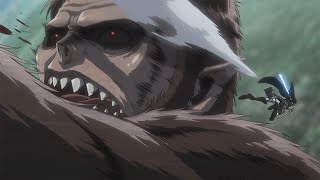 Levi vs Beast Titan but with 5 different OSTs  Shingeki no Kyojin S3 [upl. by Asimaj43]