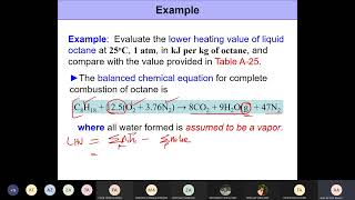 Thermodynamics Solved Example Lower Heating Value for Fuels [upl. by Woodhouse298]