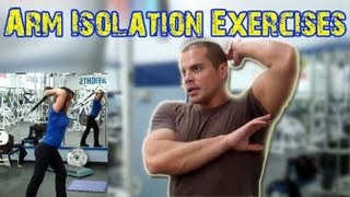 BICEP amp TRICEP Isolation Exercises [upl. by Dulcea475]