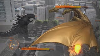 King Ghidorah vs Godzilla godzilla ps4 [upl. by Braun]