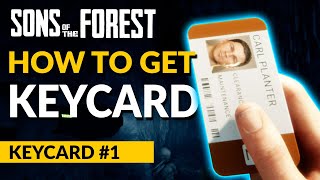 Maintenance Keycard Location  Sons of the Forest [upl. by Sukul]