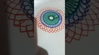 Spirograph drawing drawing spiraldesign pencildrawing [upl. by Nylkoorb]