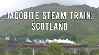 Jacobite Steam Train — Glenfinnan Viaduct Scotland July 6 2023 [upl. by Reginnej254]