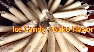 Super Creamy at Lambot Na Buko Flavor Ice Candy  Pangnegosyo Recipe [upl. by Enilecram]