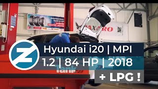 Hyundai i20 LPG  12 MPI  2018  montaż instalacji LPG Zenit Autogas Systems [upl. by Fiel372]