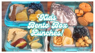 EASY BENTO BOX LUNCHES FOR KINDERGARTENERS  Ft YUMBOX [upl. by Nrubua]