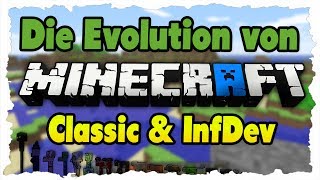 Die Evolution von Minecraft Entwicklung  Minecraft Classic amp InfDev Version [upl. by Anatolio407]