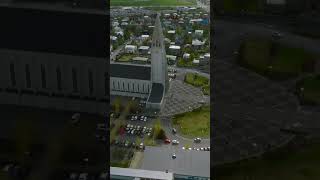 Panoramic View Of Reykjavik Iceland christianity jesus church [upl. by Lyall]