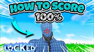 HOW TO SCORE ON AI GOAL KEEPER IN LOCKED ROBLOX [upl. by Avery305]