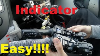 How To Change The Indicator Stalk On A Toyota Aygo Peugeot 107 Citroen C1 [upl. by Magdala]