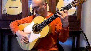 White Golpeador Flamenco Blanca Guitar for Sale [upl. by Salakcin]