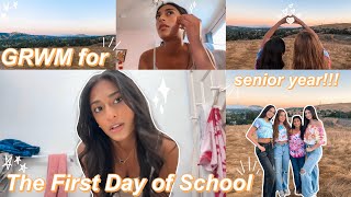 GRWM for Senior Sunrise amp The First Day of School  Senior Year [upl. by Sato]