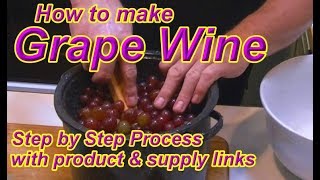 Making Grape Wine [upl. by Aronson]