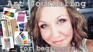 Art Journaling for Beginners TIPS amp SUPPLIES how to get started part1 ♡ Maremis Small Art ♡ [upl. by Ylro959]