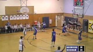 Boys Basketball Needham vs Norwood 2509 [upl. by Repsac]