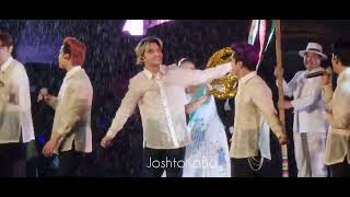 221215  SB19 Ligaya  Mga Kantang Pamasko Medley  CCP BINURDA FANCAM [upl. by Anilorac139]