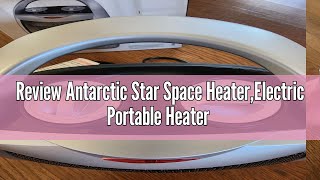 Review Antarctic Star Space HeaterElectric Portable Heater Fan for Indoor Use 1500W750W ETL Certif [upl. by Malha]