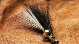 How to tie a Black and Tan Clouser Minnow [upl. by Ecienahs25]