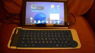 Acer Iconia Tab A500 Tastatur Test [upl. by Juster]