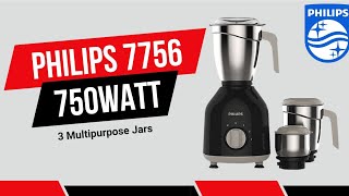 Philips HL7756 Mixer Grinder 750 Watt Review  Best Mixer Grinder for Home Use [upl. by Aisel]