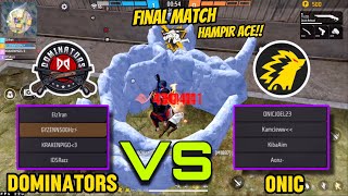 FINAL MATCH DOMINATORS VS ONIC ESPORTS GUA AUTO PAKE MODE 500hz🔥 [upl. by Eceirtal205]