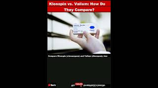 Klonopin vs Valium How Do They CompareShorts [upl. by Rora]