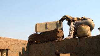 Rammed earth construction Malawi Part 3 [upl. by Baalman715]