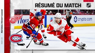 Red Wings vs Canadiens 231021  Saison 202122 Match 6 [upl. by Mair74]