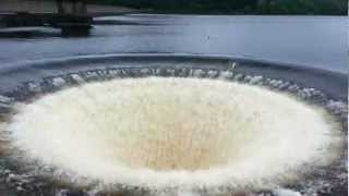 ladybower dam overflows [upl. by Alyacim147]