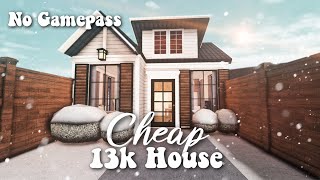 Roblox Bloxburg  No Gamepass Cheap Tiny House  Minami Oroi [upl. by Toffic]