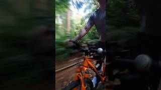 Downhill bike ride at Newstead Abbeys woodland trail Full video on my channel [upl. by Suivart]