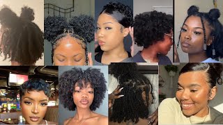 💜😍2022Cute and trendy Instagram hairstyles for short hair baddies😍💜 [upl. by Kreiner151]