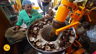 100 Pure Coconut Oil Making l नारियल का तेल ऐसे बनाया जाता है l Nashik Street Food [upl. by Assilam83]