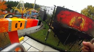 LE DÉMON on ride parc La Ronde Montréal CANADA [upl. by Susette]