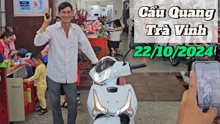 Wave 125i nhập khẩu Thái Lan màu Trắng Đỏ về Cầu Quang Trà Vinh ngày 221024 Khải Phạm wave 125 [upl. by Berkow419]