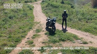 Voge 650 dsX  Review and Testride [upl. by Dylan947]