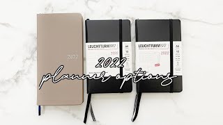 2022 Planner Options Hobonichi weeks in Cinnamon Beige and Leuchtturm A6 Pocket Planners [upl. by Wiener]