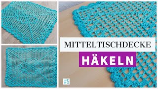 Tischläufer Glücksbringer häkeln  Teil 5  Tischdecke häkeln  Maschenschäfchen [upl. by Ai265]