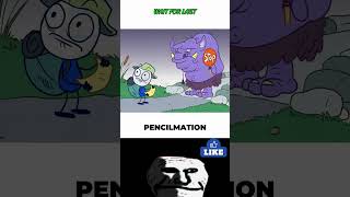 Pencilmation icecream journey Coldest moments of all time trollface shorts [upl. by Anerda]