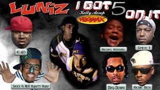 Luniz  I Got 5 On It MEGAMIX ORIGINAL LUNIZ DEMO VERSION amp THE REMIX [upl. by Sadella]